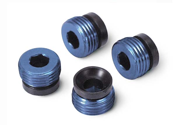 Traxxas 4934X Pivot Ball Caps Aluminium Blue