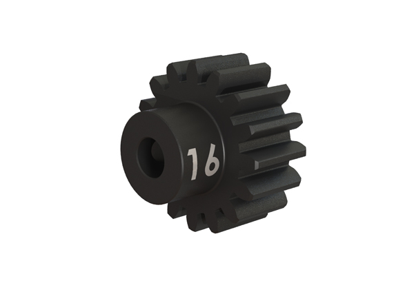 Traxxas 3946X Gear, 16-T pinion (32-p), heavy duty (machined, hardened steel)/ set screw
