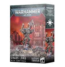 Warhammer 43-101 Chaos Space Marines: Chaos Lord with Jump Pack