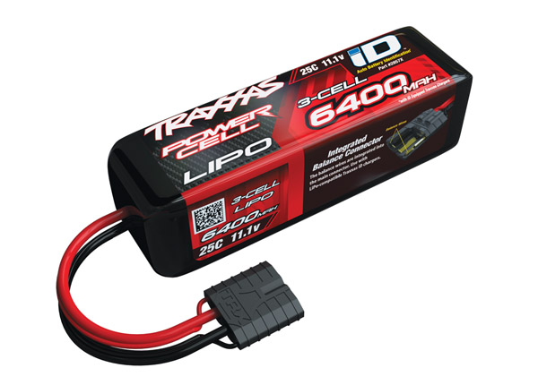 Traxxas 2857X Lipo 11,1v 6400mAh 25C ID