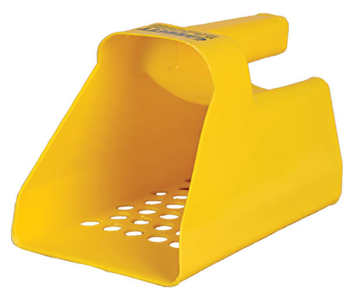 Garrett Sand Scoop Reikäkauha, keltainen muovi