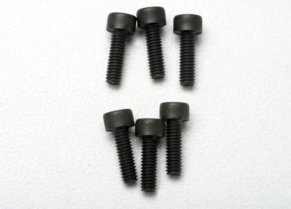 Traxxas 3965 Screws, 2.5x8mm cap-head machine (6)