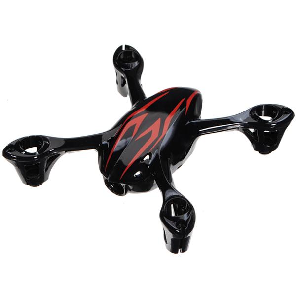 Hubsan H107-A26 Body shell -Black/red for H107C camera version