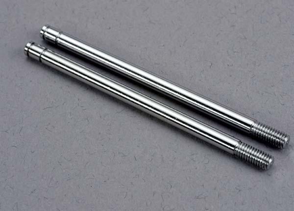 Traxxas 2656 Shock shafts, steel, chrome finish (xx-long) (2)