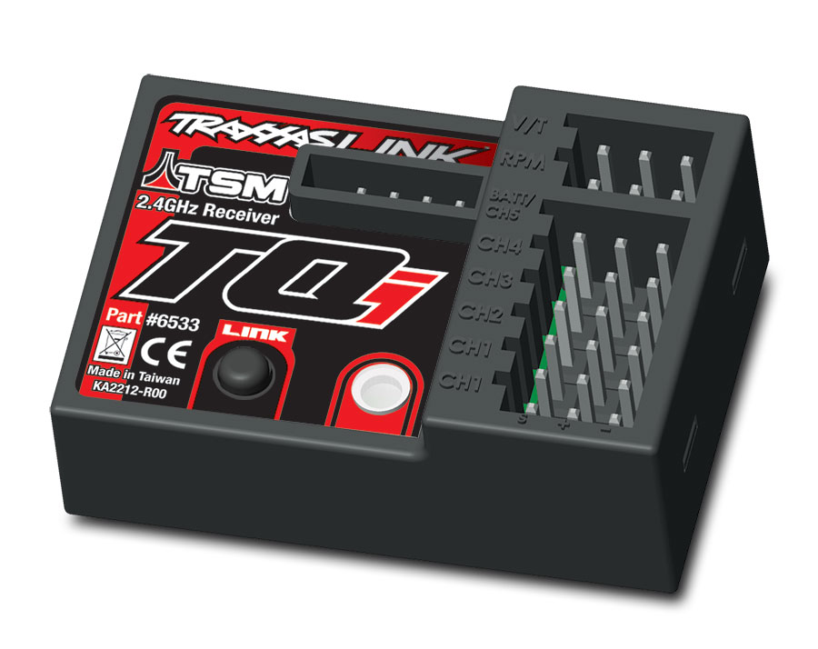 Traxxas 6533 Receiver, micro, TQi 2.4GHz with telemetry & TSM (5-channel)