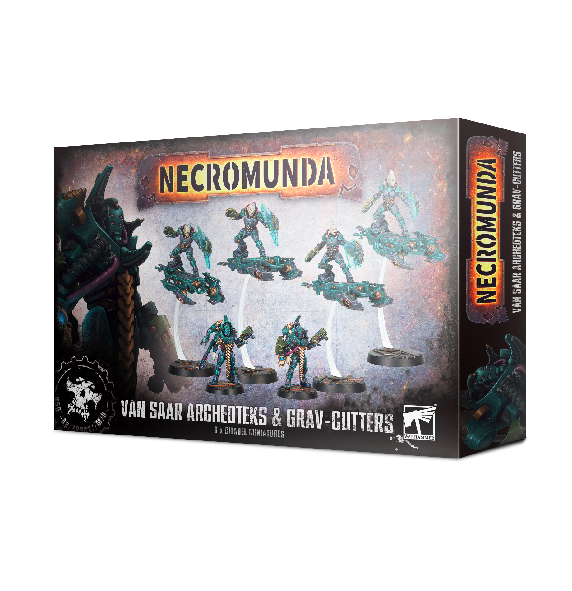 Necromunda 300-71 Van Saar Archeoteks and Grav-cutters