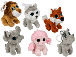 Big eyed plush animal