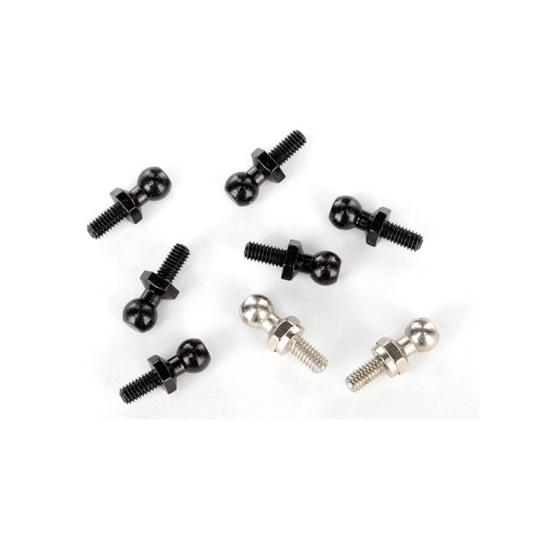 Traxxas 7540 Pivot balls: black (6), silver (2)