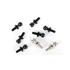 Traxxas 7540 Pivot balls: black (6), silver (2)