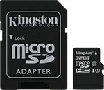 Kingston 32 GB microSDHC minneskort UHS-I