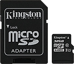 Kingston 32 GB microSDHC minneskort UHS-I