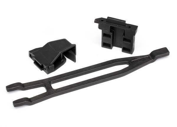 Traxxas 7426x  Battery hold-downs, tall (2) (allows for installation of taller, multi-cell batteries)