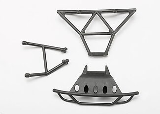 Traxxas 7035 Bumpers, front (1)/ rear (1)/ 2.5x14mm CS(2) (1/16 Slash)