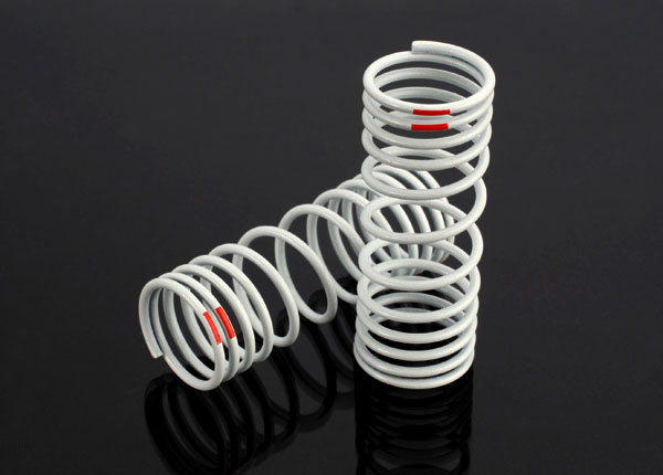 Traxxas 6861 Springs, front (progressive, -20% rate, orange) (2)