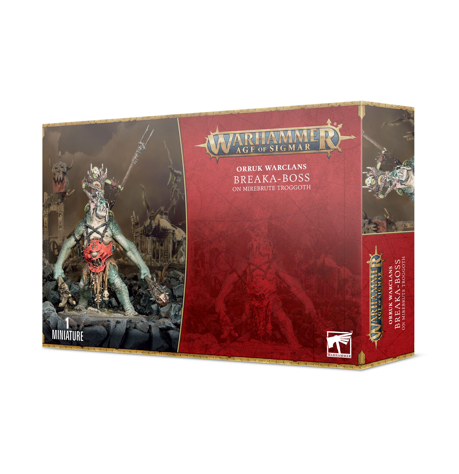 Warhammer 89-68 Age of sigmar Orruk warclans Breaka boss