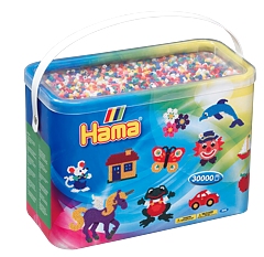 Hama 208-00 midi pärlor 30000st mix-00