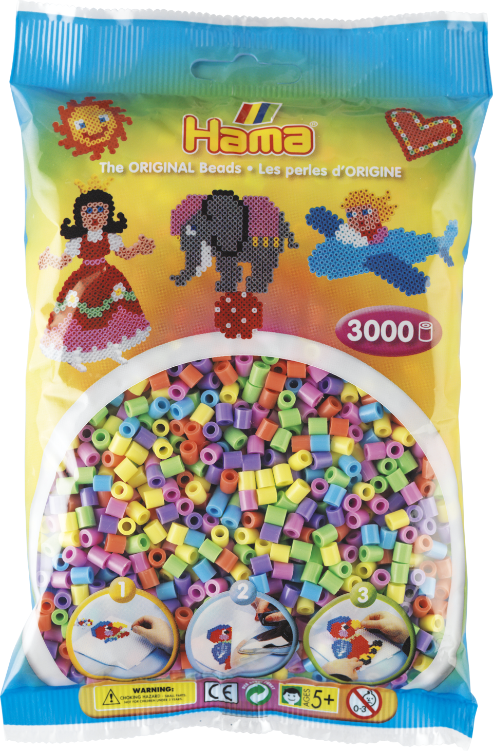 Hama 201-50 3000pcs 6 color