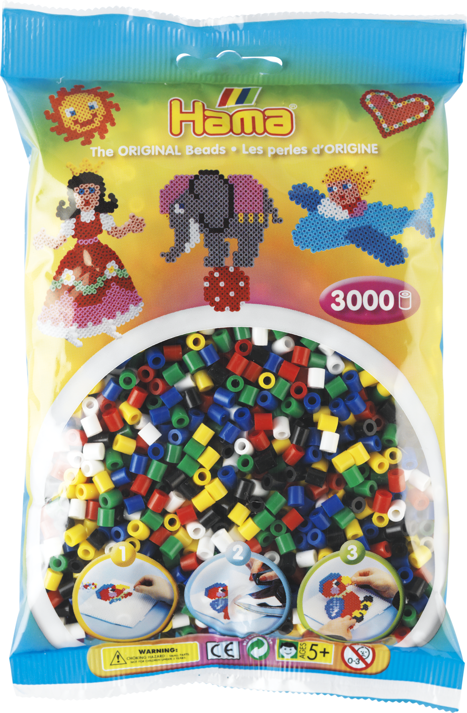 Hama 201-66 3000pcs 6 color