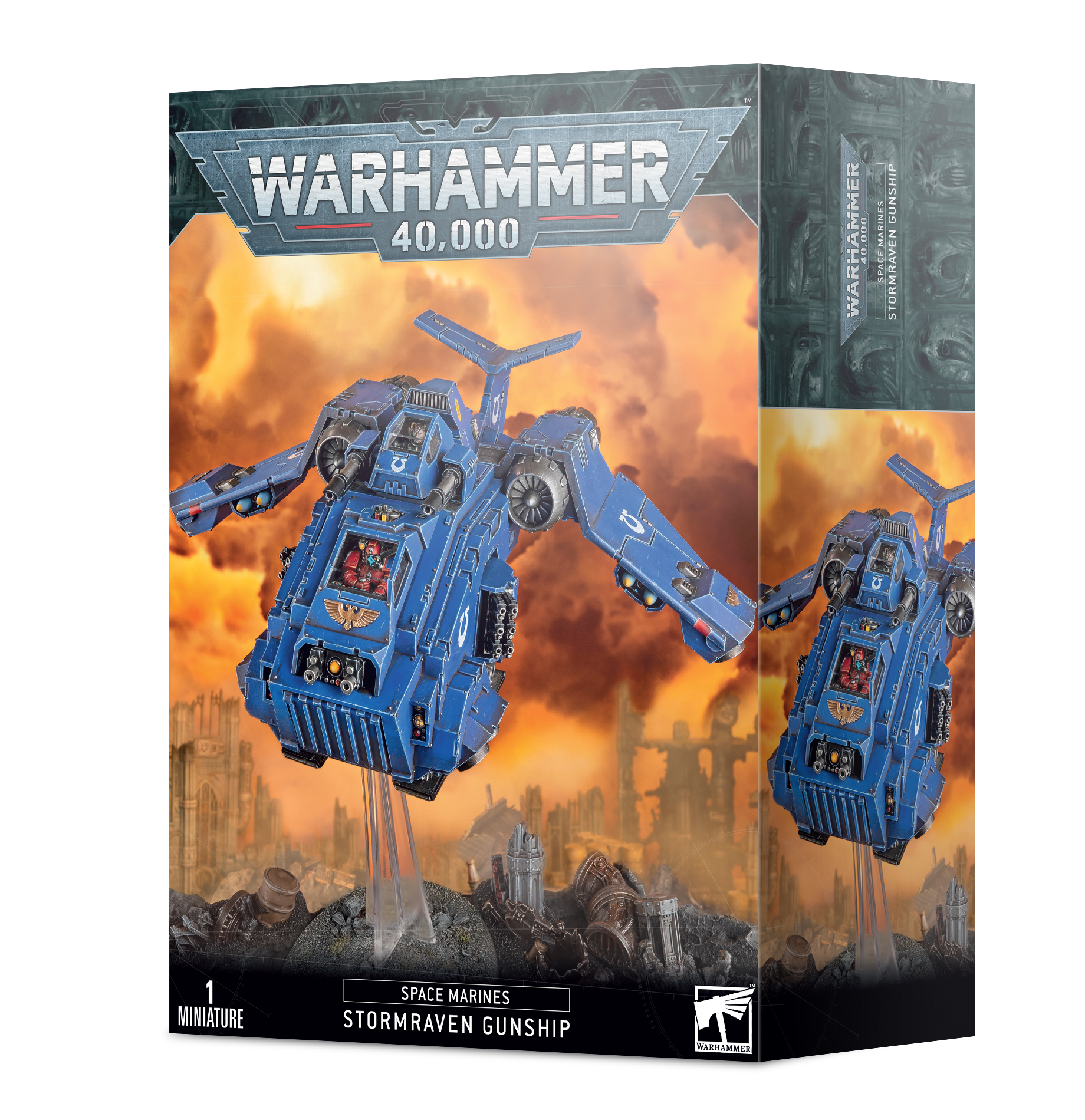 Warhammer 41-10 Space marines, stormraven gunship