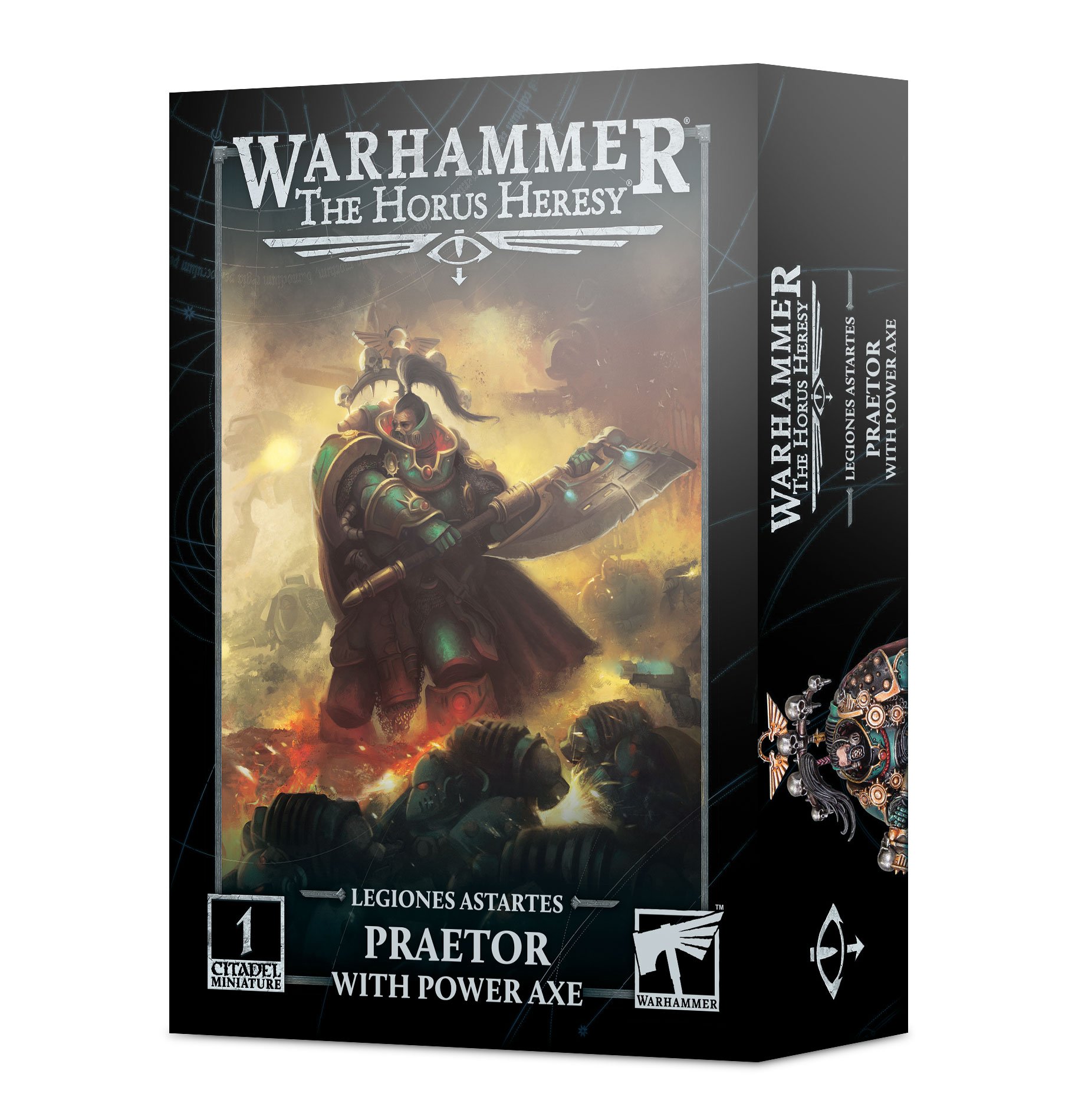 Warhammer 31-11 Legiones astartes Praetor with Power Axe