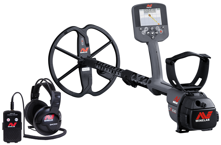 Minelab CTX3030 Standard Pack (inc WM10, Alk Pack)  + 17” Double-D coil
