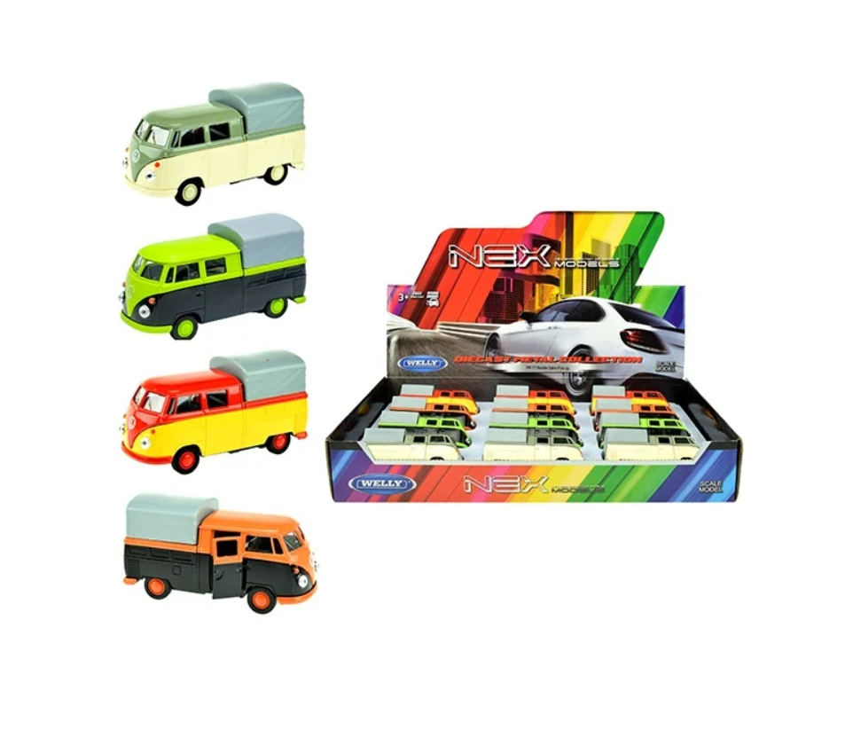 Welly Diecast metal collection VW T1 Double Cabin Pick up