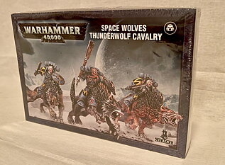 Warhamer 53-09 Space Wolves: Thunderwolf Cavalry