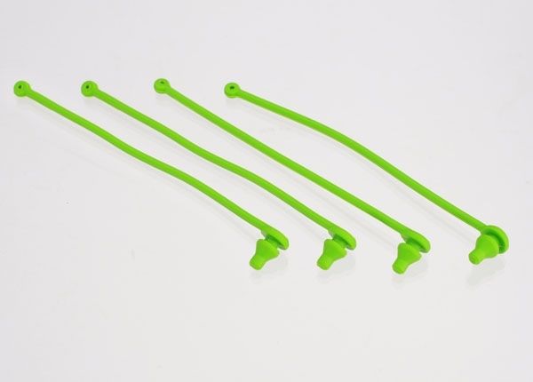 Traxxas 5753 Body clip retainer, green (4)