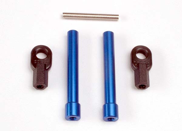 Traxxas 4944 Bellcrank posts, aluminum (2)/ steering link threaded rod (3x25mm)/ long rod ends (2)