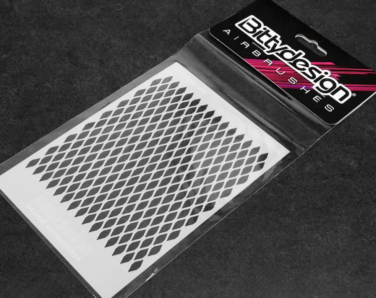 Bittydesign Vinyl Stencil - Grill