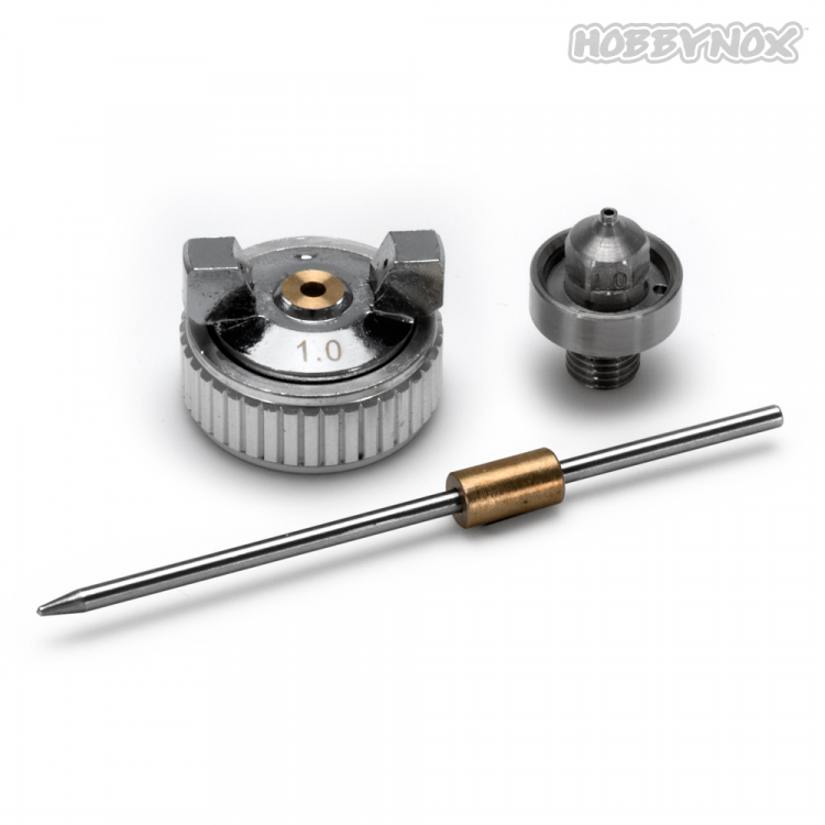 Hobbynox HN001-02C RUBY Needle & Nozzle Set 1.0mm