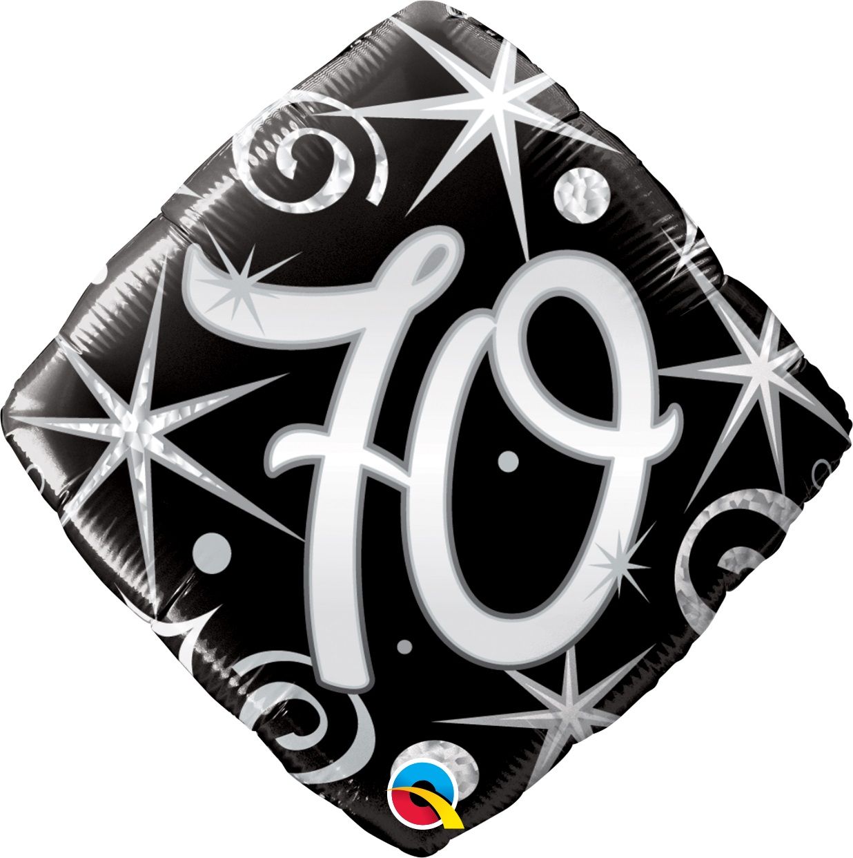 Elegant foil balloon number 70