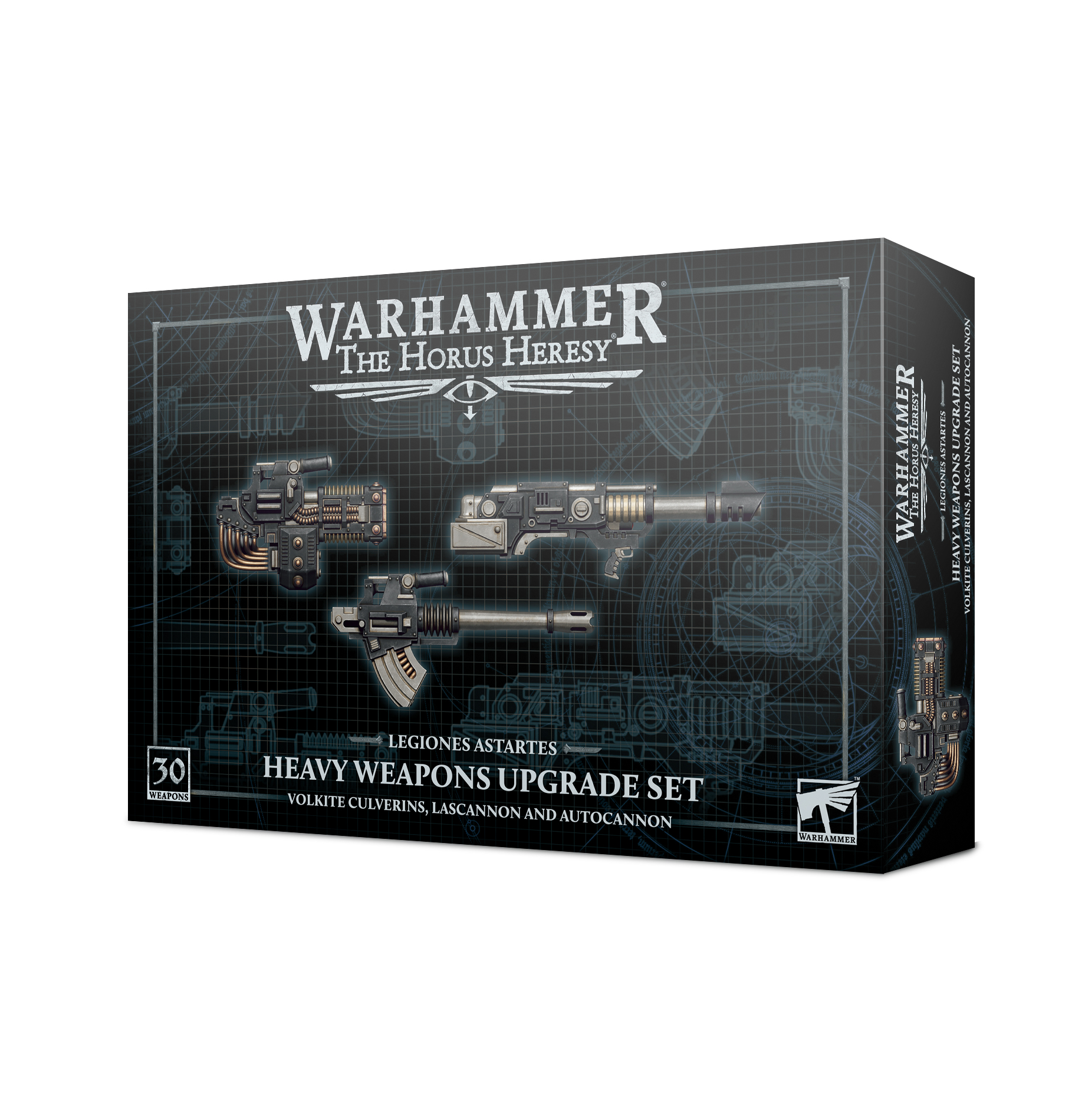 Warhammer 31-13 The horus heresy, Heavy Weapons Upgrade Set – Volkite Culverins, Lascannons, and Autocannons