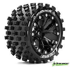 Louise L-T3273BH Tire & Wheel ST-ROCK 2,8" Black 1/2-Offset (2)