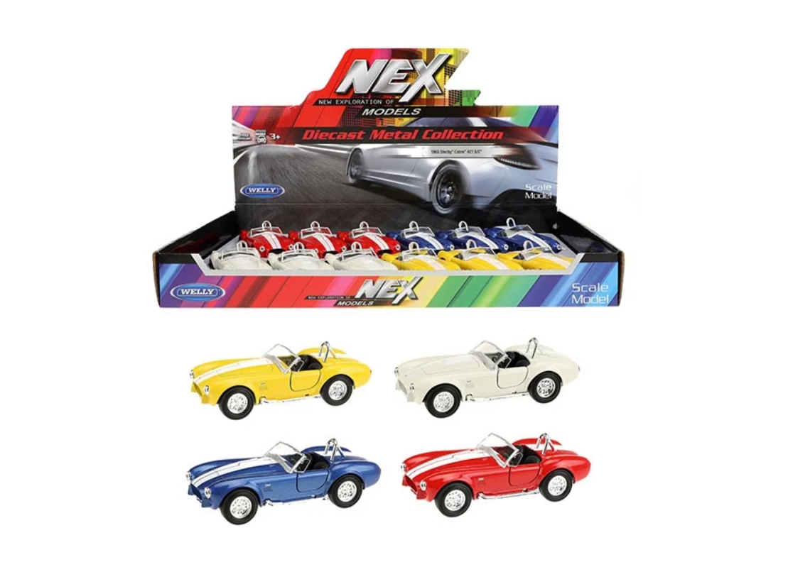 Welly Diecast metal collection 1965 Shelby Cobra 427 S/C