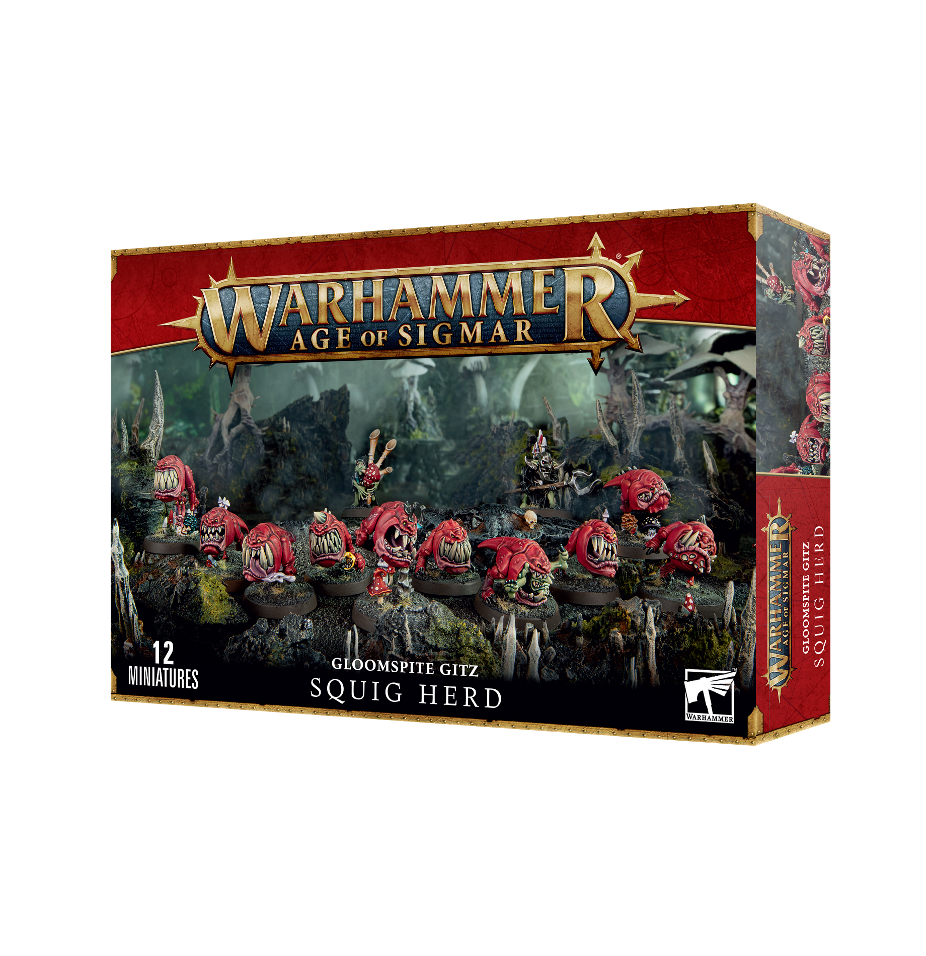 Warhammer 89-48 Age of sigmar Gloomspite gitz Squig heard