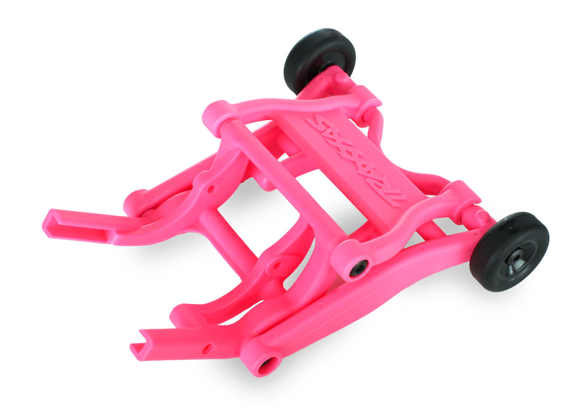 Traxxas 3678P Wheelie bar, assembled (pink) (fits Stampede, Rustler, Bandit series)