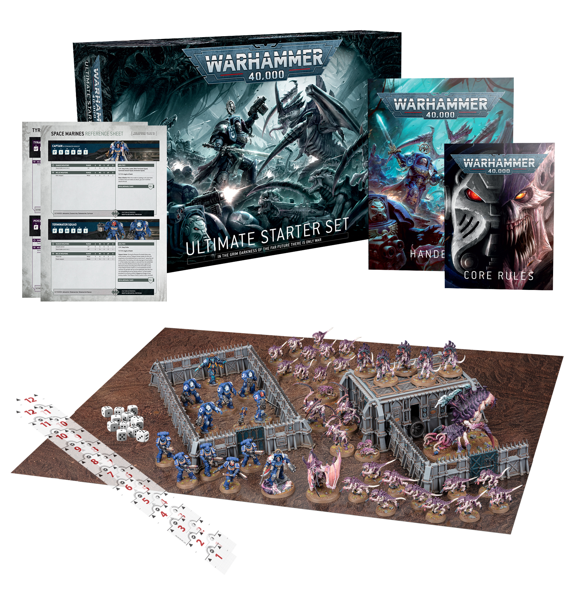 Warhammer 40-05 Ultimate Starter Set Aloituspakkaus 10th editon
