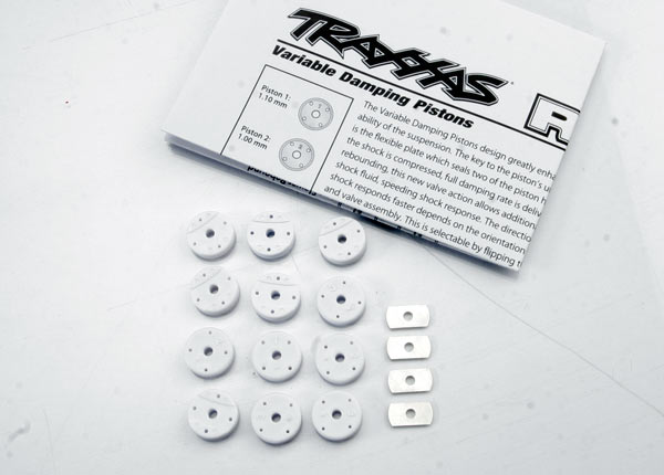 Traxxas 5461  Variable damping kit, GTR shocks (includes #1, #2, #3 pistons and stainless steel valves)
