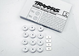 Traxxas 5461  Variable damping kit, GTR shocks (includes #1, #2, #3 pistons and stainless steel valves)
