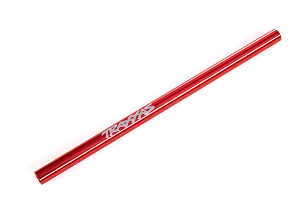 Traxxas 6755R Driveshaft, center, 6061-T6 aluminum (red-anodized)