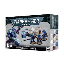 Warhammer 60-11 Space Marines: Infernus Marines + Paints Set 10:th edition
