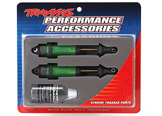 Traxxas 7462G Shocks Green GTR XX-Long without springs (2)