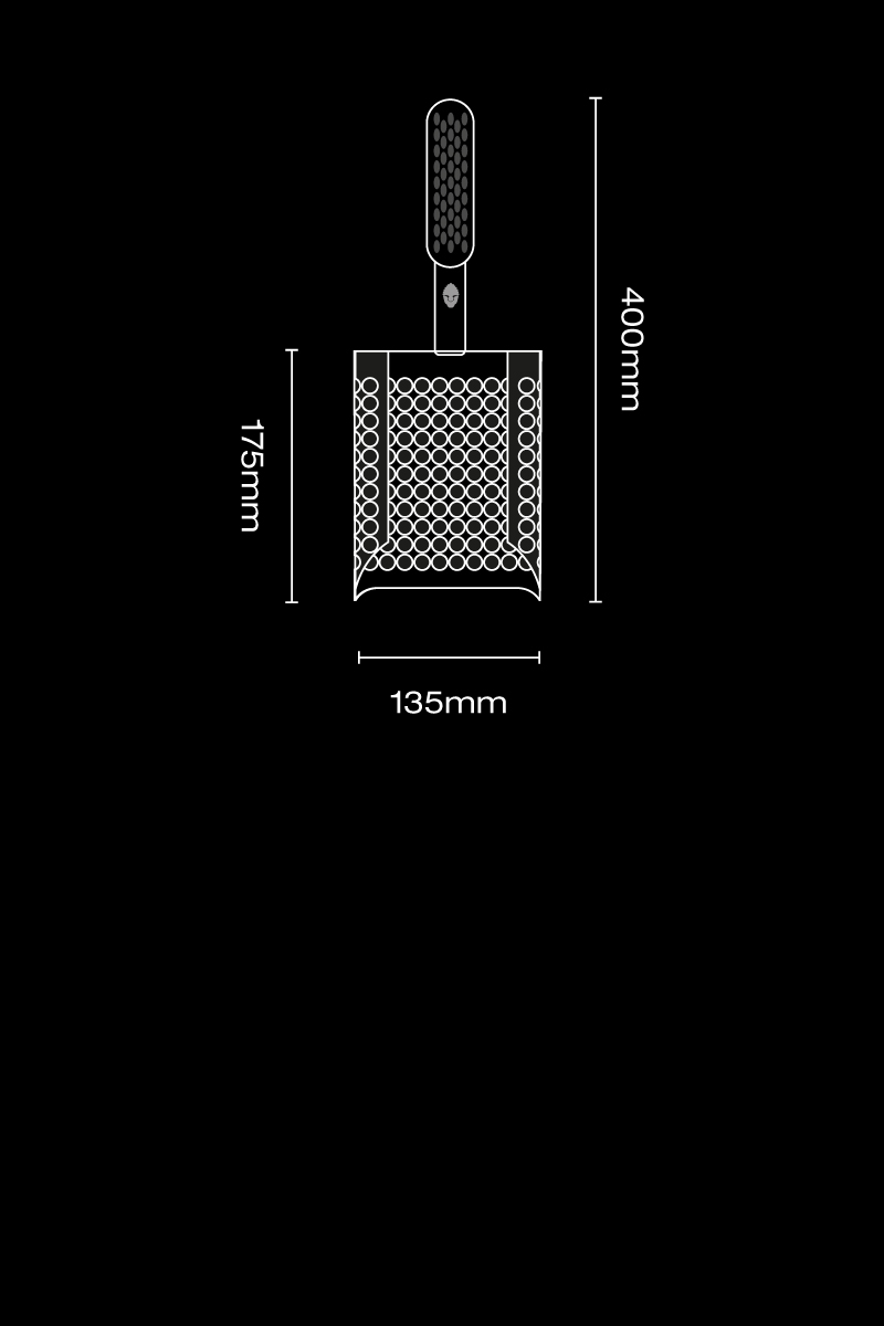 Black ADA Sandscoop – Stainless Steel - 3