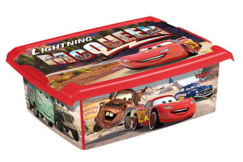 Keeper Cars Säilytyslaatikko 10 L kannella