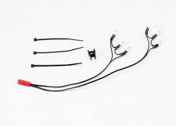 Traxxas LED lights, rear harness (6 red lights), Summit (1)/ wire clip (1) 5688