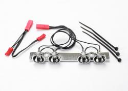 Traxxas LED Lightbar, (chrome, fits Summit roll cage) 5684