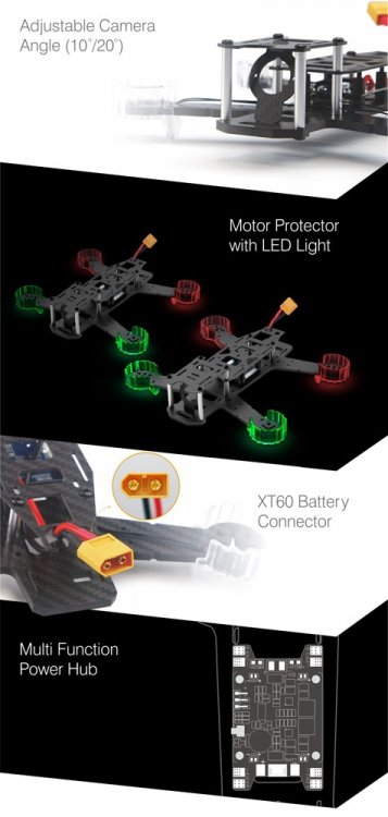SkyRC FX210 Racing Drone Chassi 210mm - 4