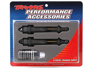 Traxxas 7462X Shocks, GTR xx-long hard-anodized, PTFE-coated bodies with TiN shafts