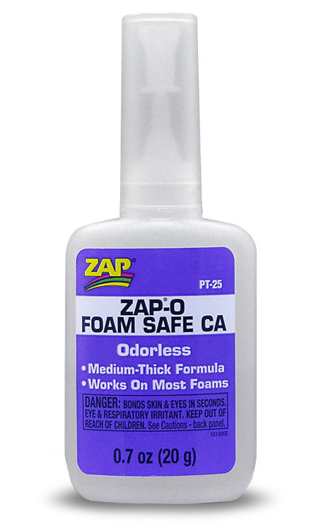 ZAP-0 PT25 CA 20gr Foam-safe